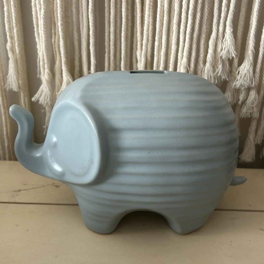 Jonathan Adler Baby Blue Piggy Bank
